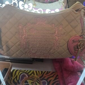 Juicy Couture Pink Quilted Women's Bag